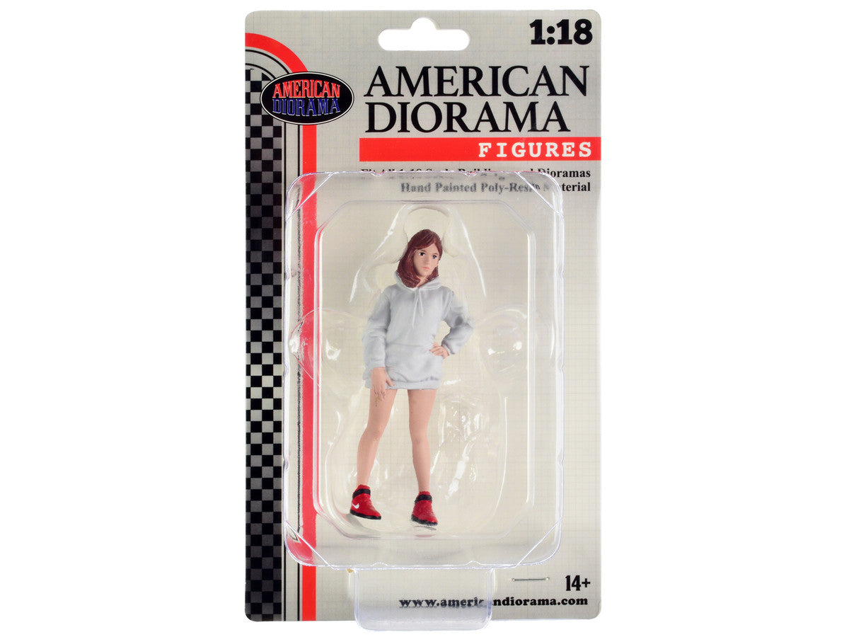 "Hip Hop Girls" Figure 2 for 1/18 Scale Models by American Diorama American Diorama