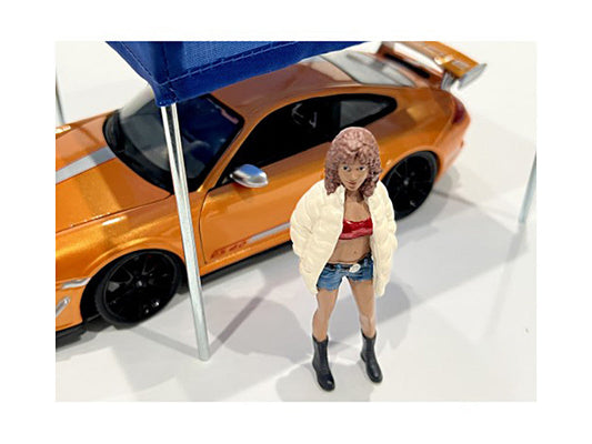 "Hip Hop Girls" 4 Piece Figure Set for 1/24 Scale Models by American Diorama American Diorama