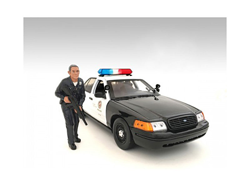 Police Officer II Figure For 1:18 Scale Models by American Diorama American Diorama