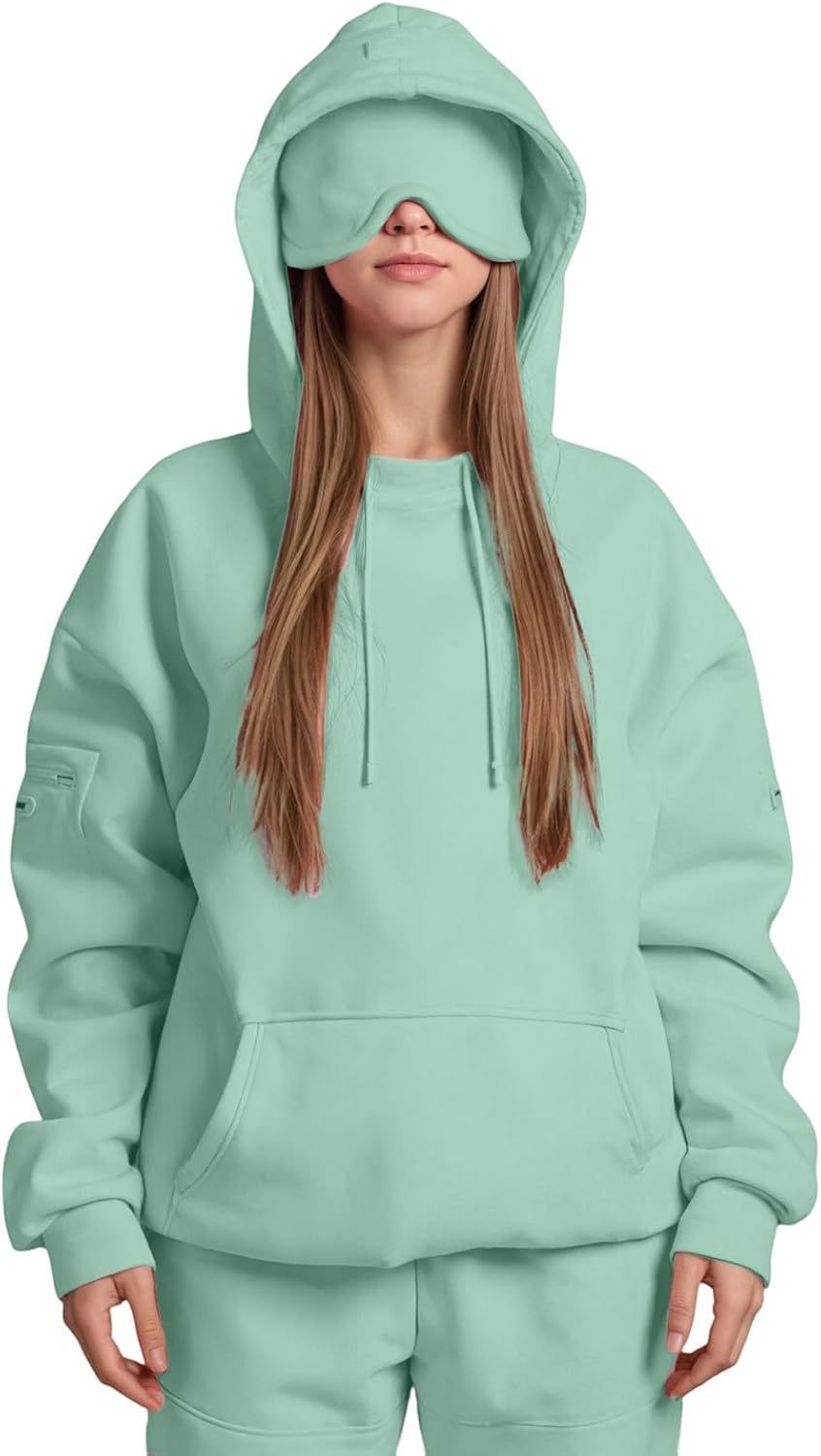 Women's Fashion Solid Color Hooded Top LadyShow.Store
