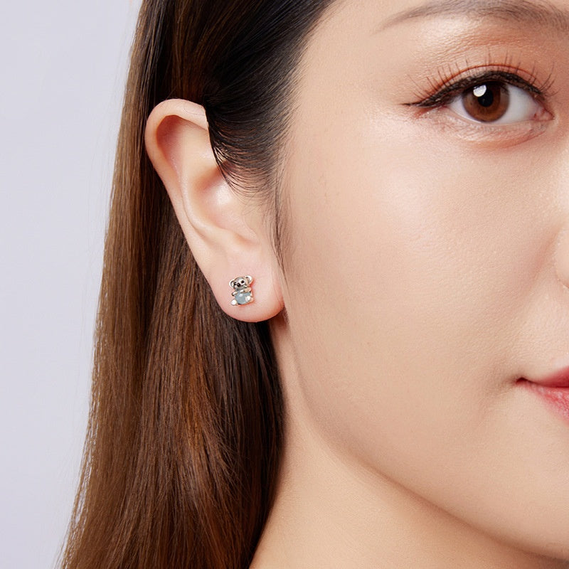 Exquisite Koala Earrings S925 Sterling Silver Earrings LadyShow.Store