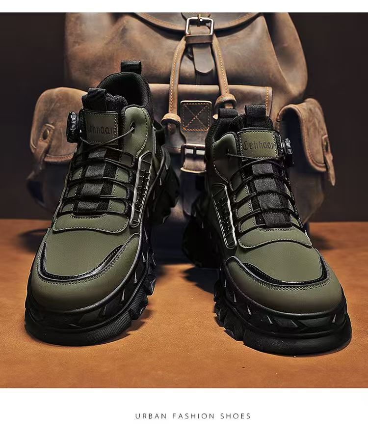 Casual Sports Platform Height-increasing Non-slip Outdoor Work Boots Best YouTube Store