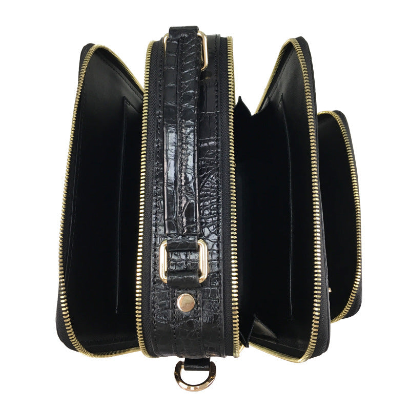 New Fashion Personalized Leather Men's Handbag CJD