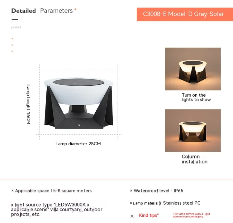 Solar Pillar Lamp Best YouTube Store
