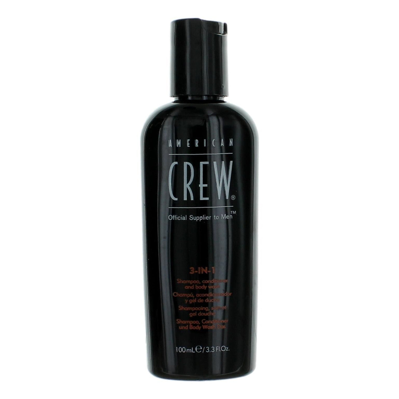 American Crew 3-In-1 by American Crew, 3.3 oz Shampoo, Conditioner, and Body Wash American Crew