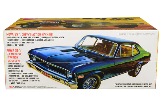 Skill 2 Model Kit 1972 Chevrolet Nova SS "Pro Stocker" 1/25 Scale Model by AMT AMT