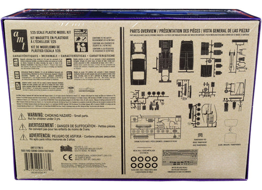 Skill 2 Model Kit 1969 Ford Torino Cobra Fastback 3-in-1 Kit 1/25 Scale Model by AMT AMT