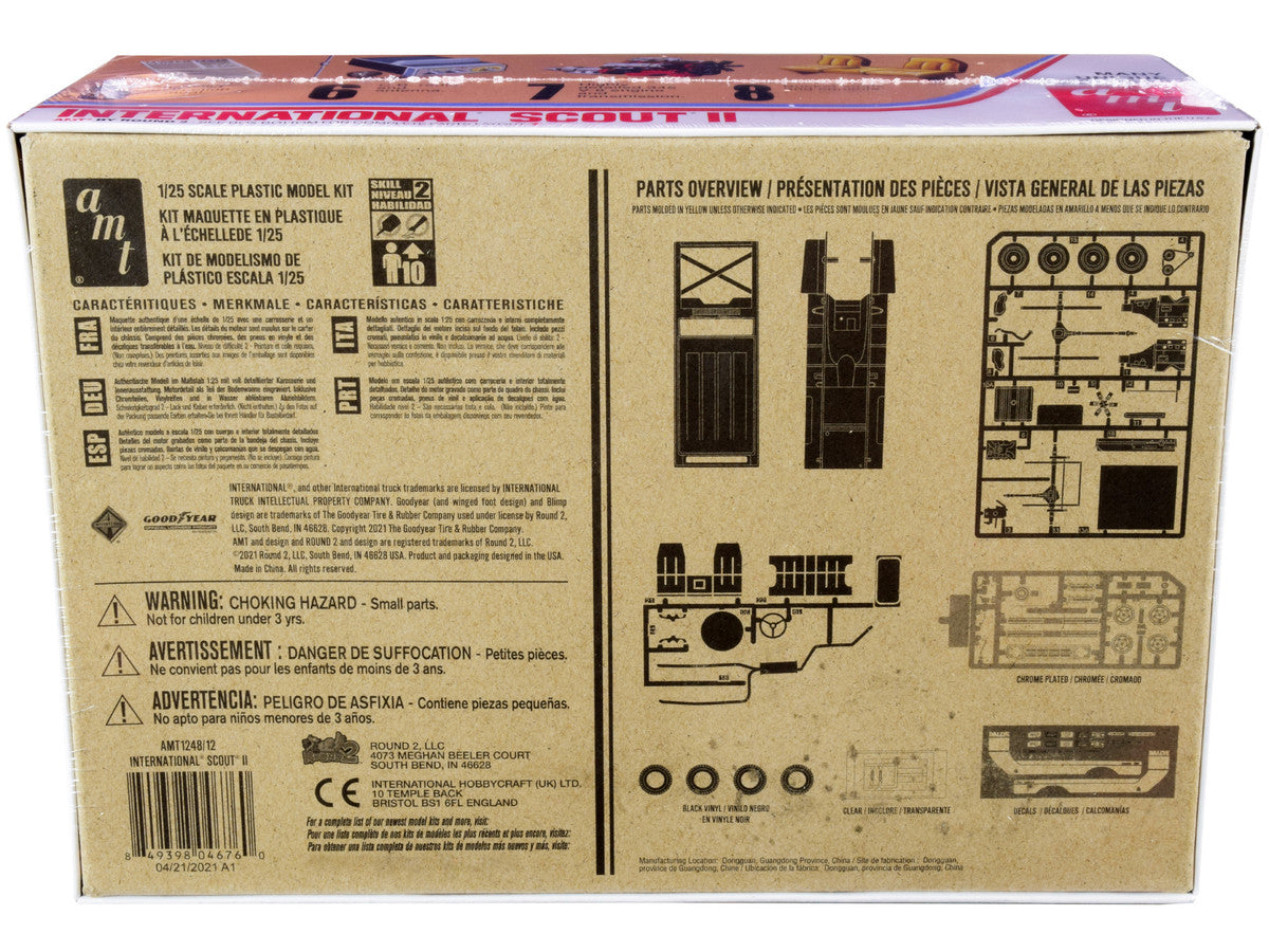 Skill 2 Model Kit IH International Harvester Scout II 1/25 Scale Model by AMT AMT