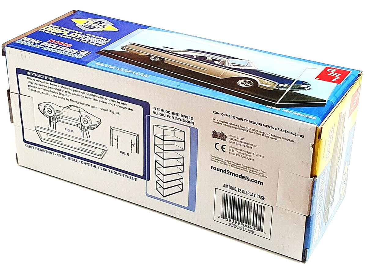 Collectible Display Show Case for 1/24-1/25 Scale Model Cars by AMT AMT