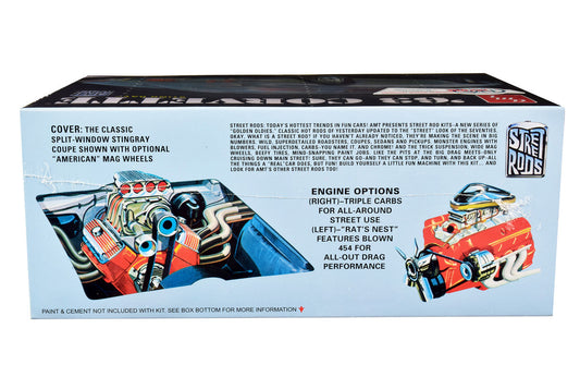 Skill 2 Model Kit 1963 Chevrolet Corvette Stingray 1/25 Scale Model by AMT AMT