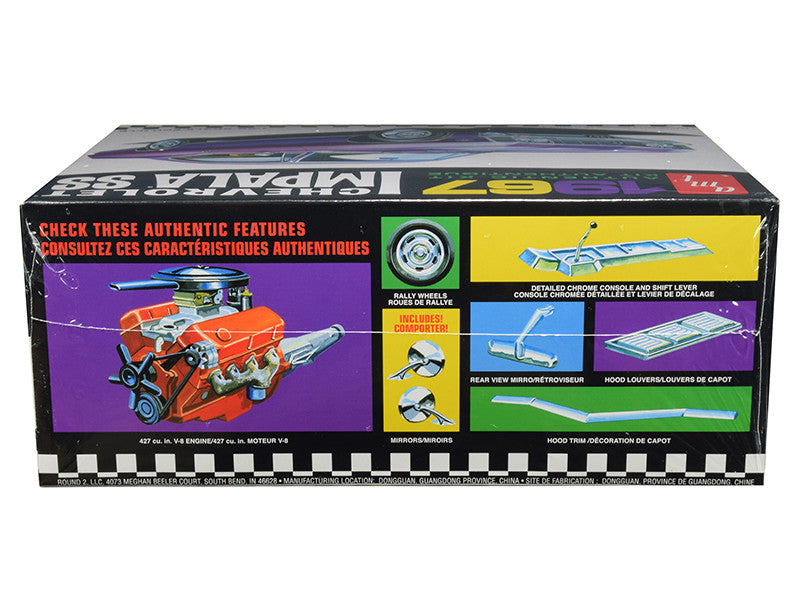 Skill 2 Model Kit 1967 Chevrolet Impala SS 1/25 Scale Model by AMT AMT