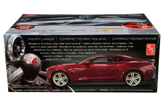 Skill 1 Snap Model Kit 2016 Chevrolet Camaro SS 1/25 Scale Model by AMT AMT