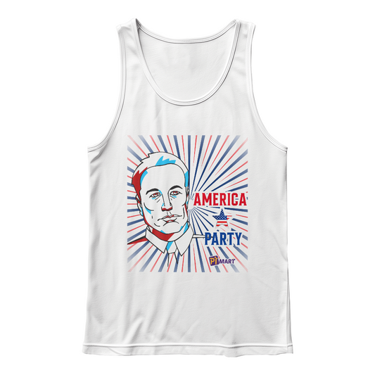 EM America Party Unisex Jersey Tank Gift LadyShow.Store