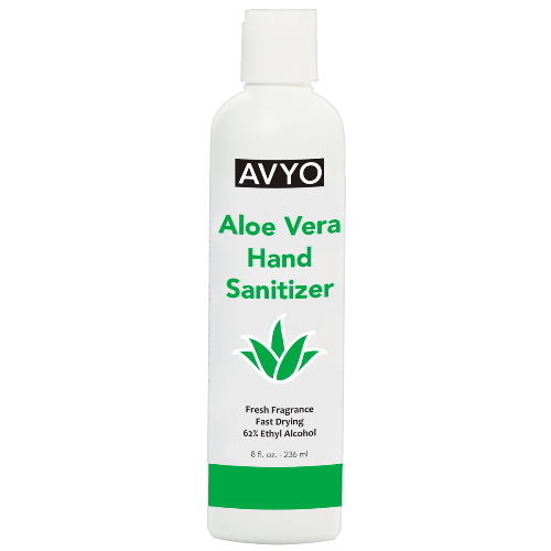 AVYO Aloe Vera Hand Sanitizer Fresh Fragrance Fast Drying 62% Ethyl Alcohol 8.0 oz W2B
