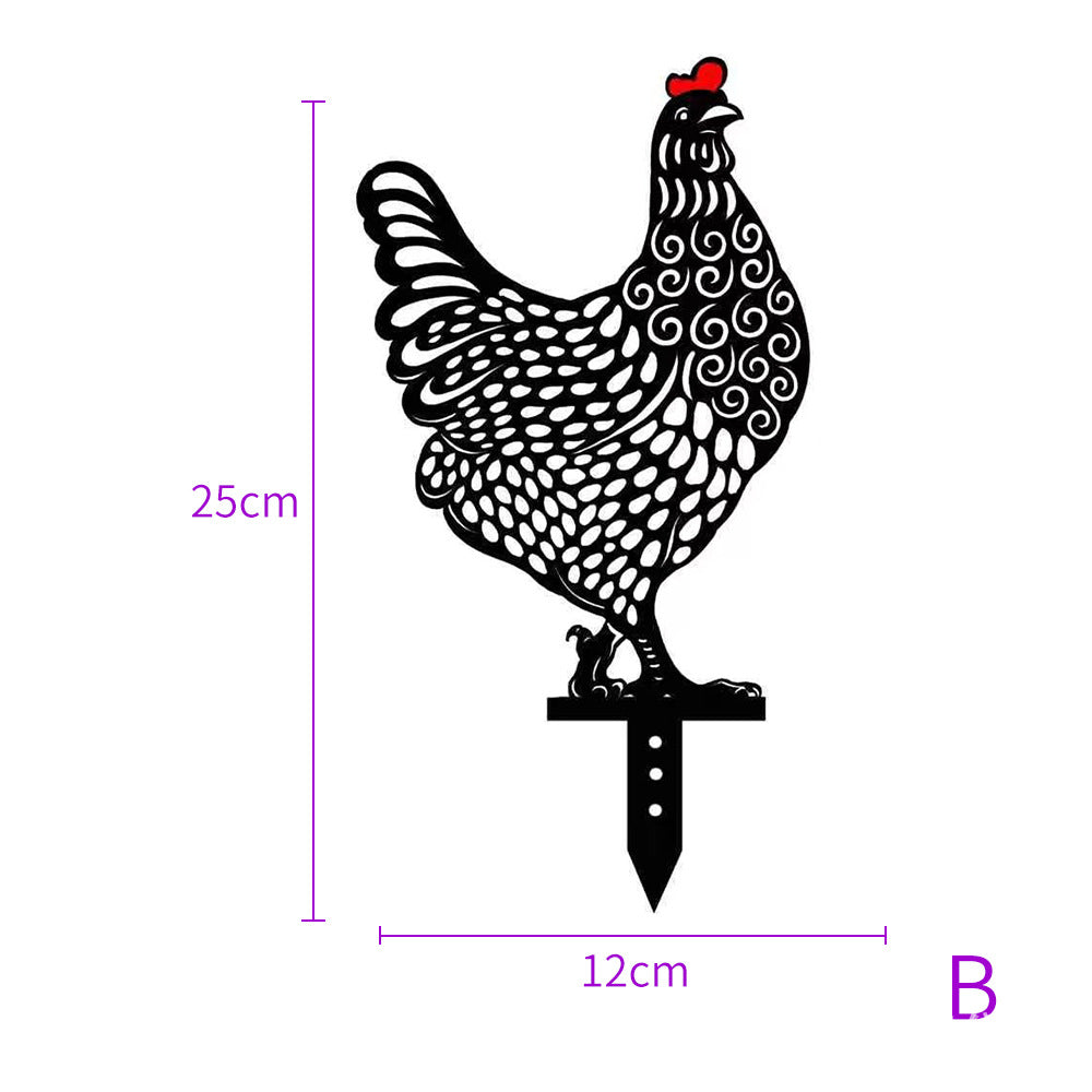 Garden Decoration Pastoral Chicken Simulation Garden