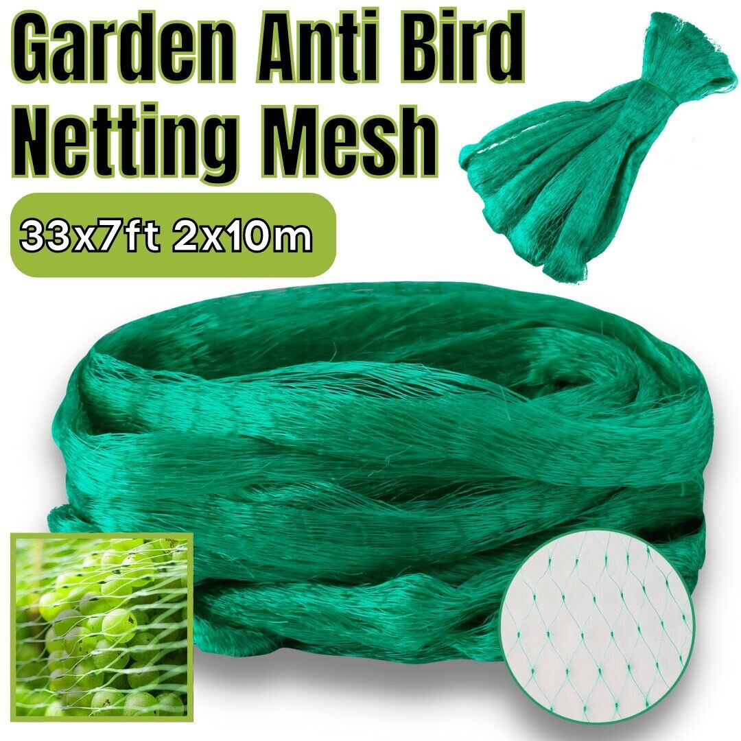 NEW Anti Bird Netting Pond Green Net Protect Tree Crops Plant Fruit Garden Mesh