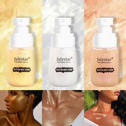 Makeup Facial Repair Brightening Face Lift Cream Durable Waterproof And Sweatproof Body Natural Highlight Spray CJD