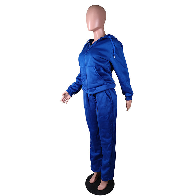 Women Sweatsuit Set 2 Piece Outfits Casual Hoodies Tops And Sweatpants Jogger Tracksuits Loose Trousers Accent Plus