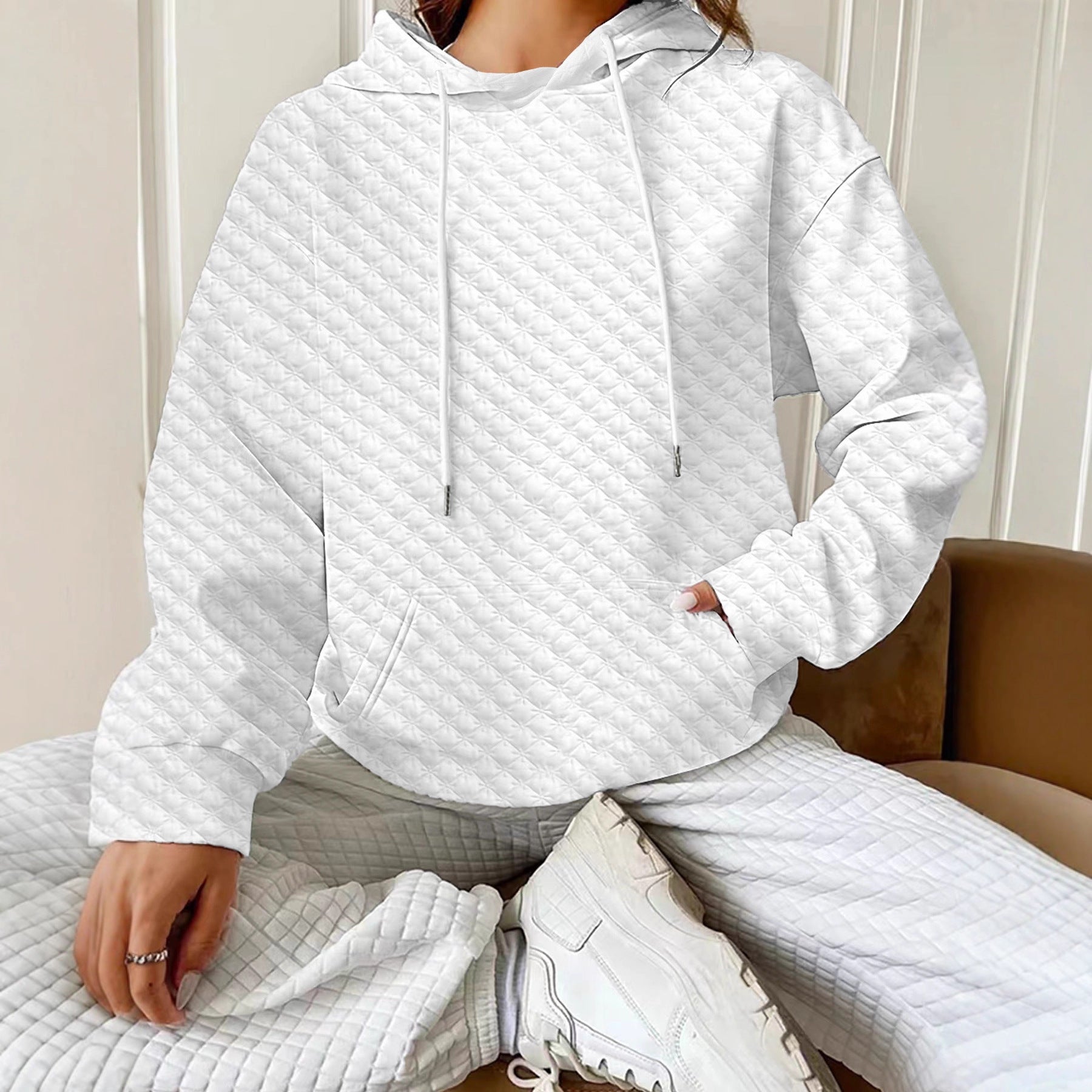 Women's Long Sleeve Sweatshirt Casual And Fashionable Pullover Hoodie LadyShow.Store