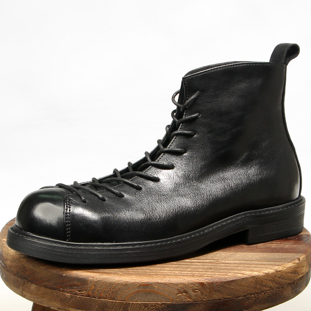 Men's Martin Boots Amekaji Work Genuine Leather Vintage Style Best YouTube Store