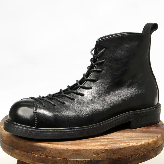 Men's Martin Boots Amekaji Work Genuine Leather Vintage Style Best YouTube Store