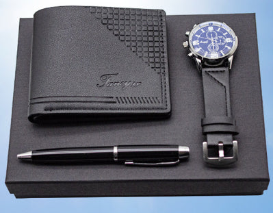 Creative Holiday Gift Wallet Pen Watch Set Best YouTube Store