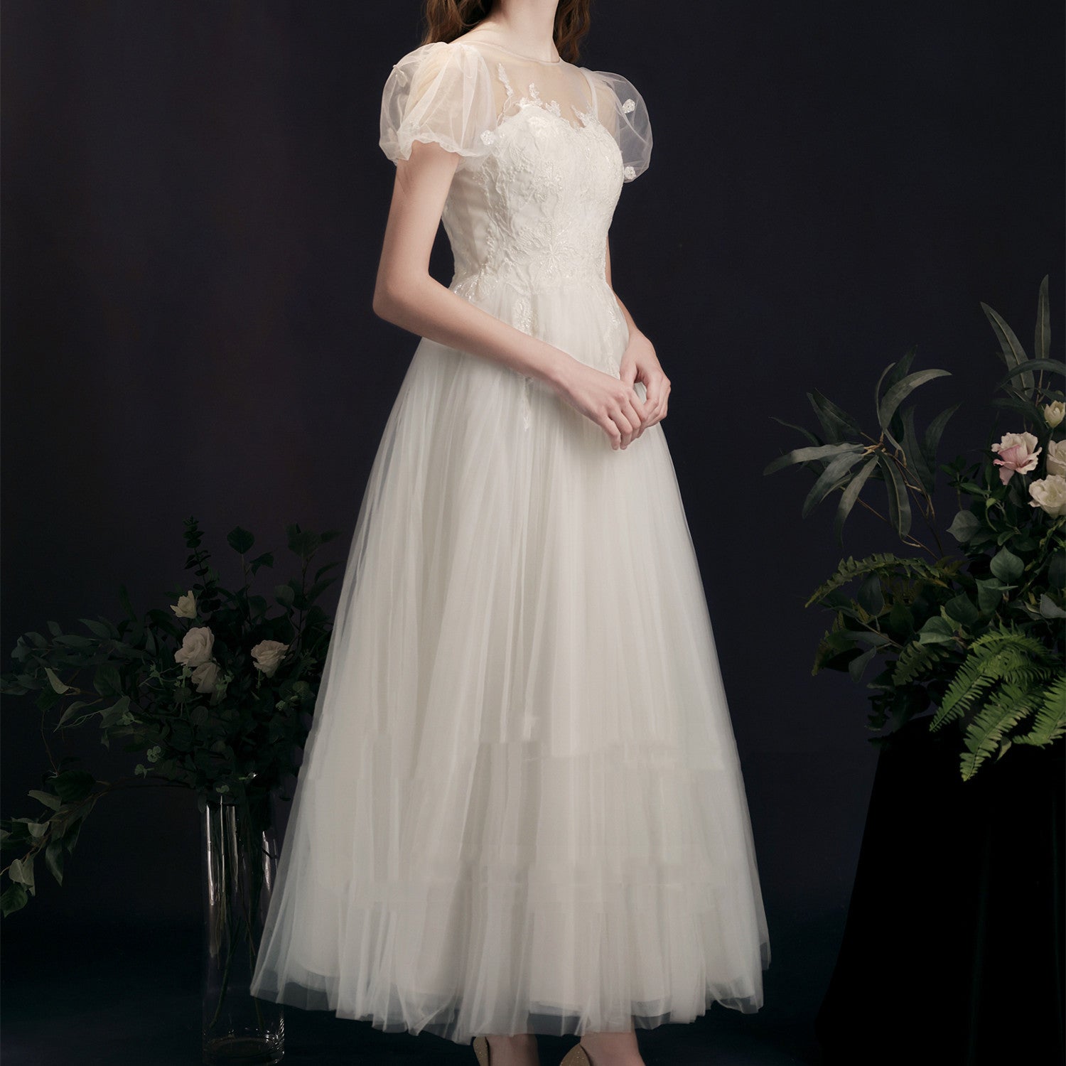Women's Dinner Simple Wedding Dress LadyShow.Store