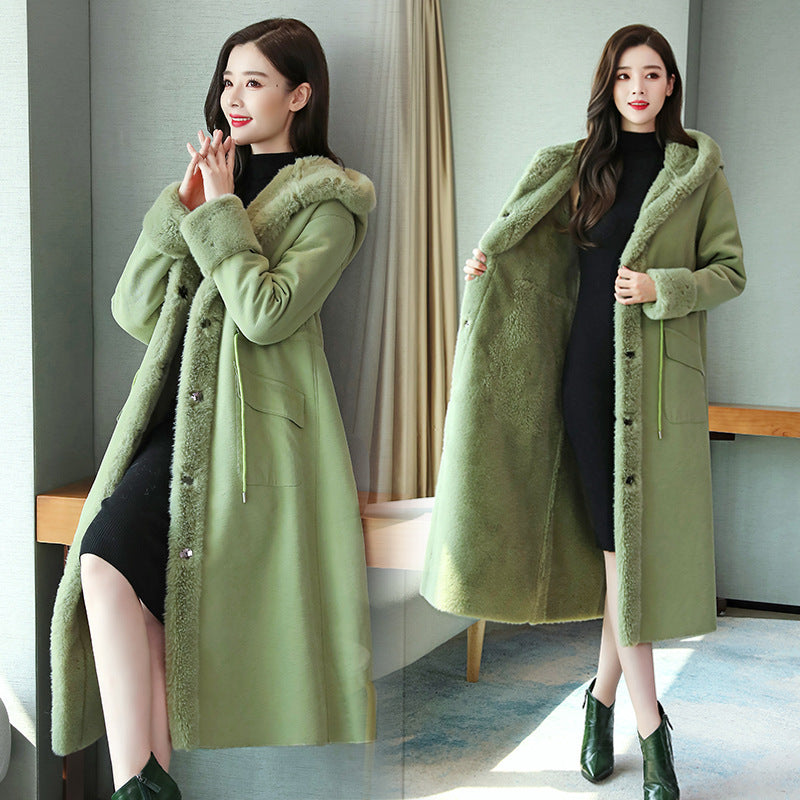 Winter Cotton-padded Jacket Fur Coat Women LadyShow.Store