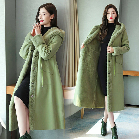 Winter Cotton-padded Jacket Fur Coat Women LadyShow.Store