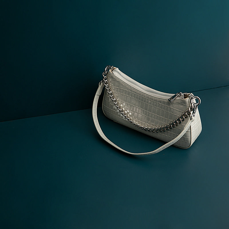 Niche Design Baotou Layer Leather Chain LadyShow.Store