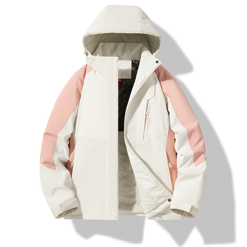 Thick Warm Cotton-padded Jacket Windproof And Waterproof Accent Plus