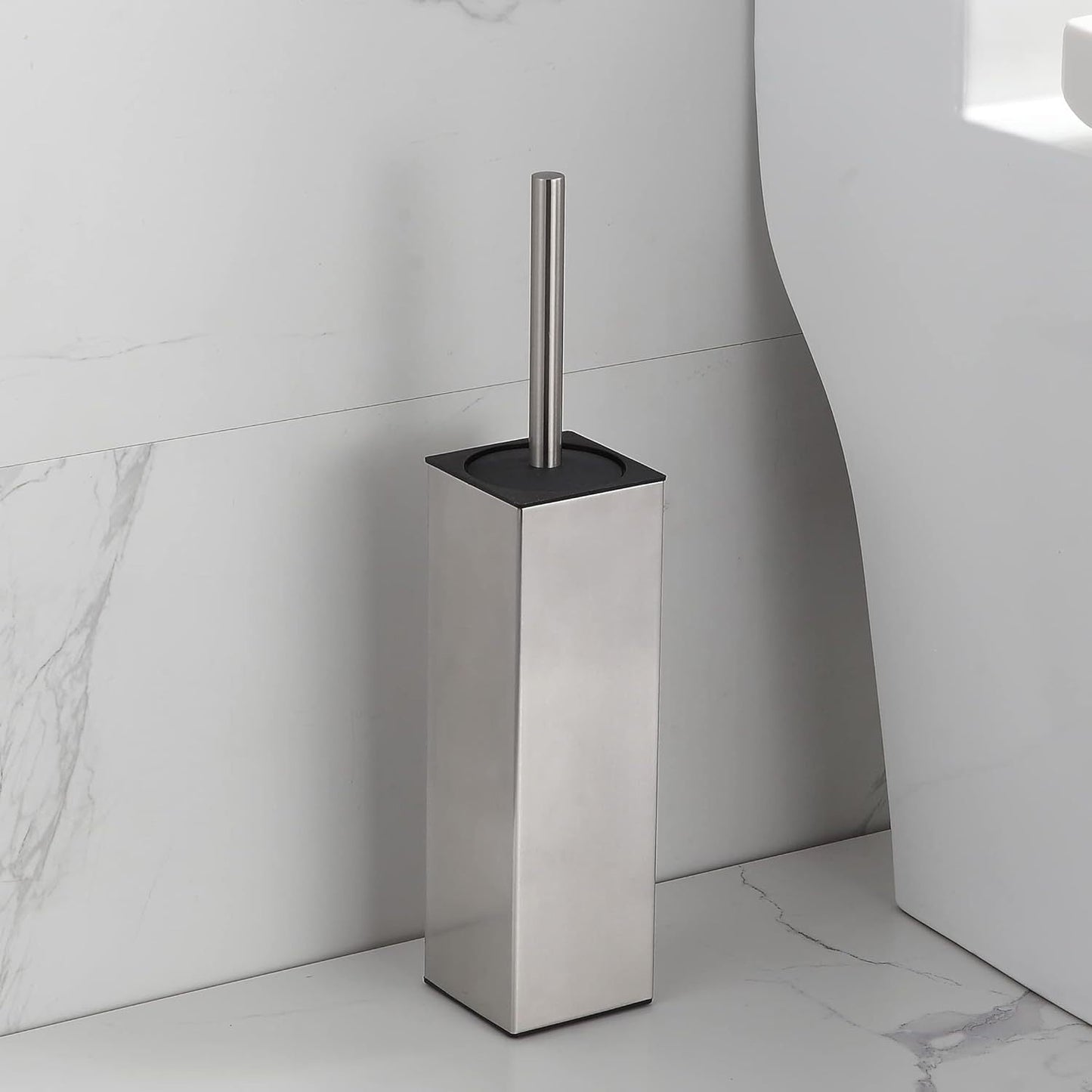 Stainless Steel Floor Toilet Brush Toilet Cleaning Brush Suit Best YouTube Store