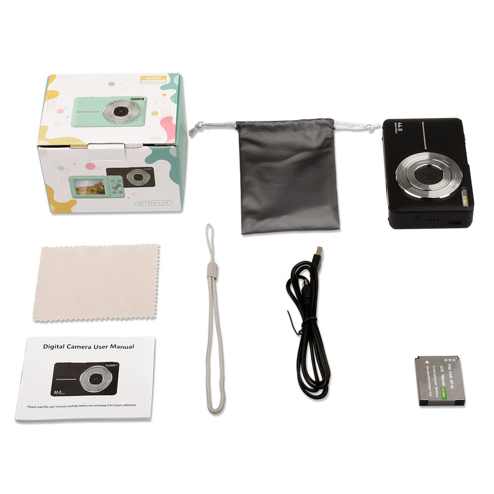 Mini Digital Camera Children's HD Digital Camera Student Mini Digital Camera Boys And Girls Christmas Birthday Gift Children's Entry-level Camera Best YouTube Store