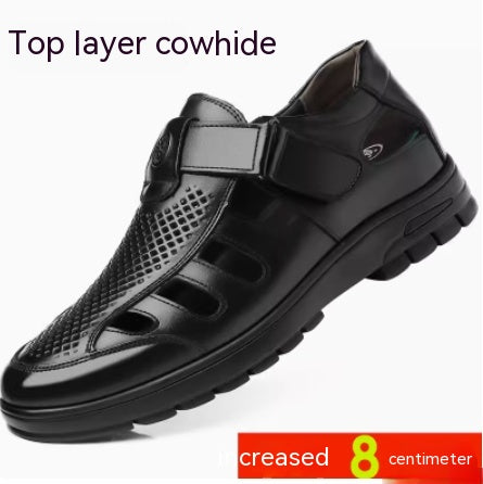Summer Hollow Leather Sandals for Women Best YouTube Store