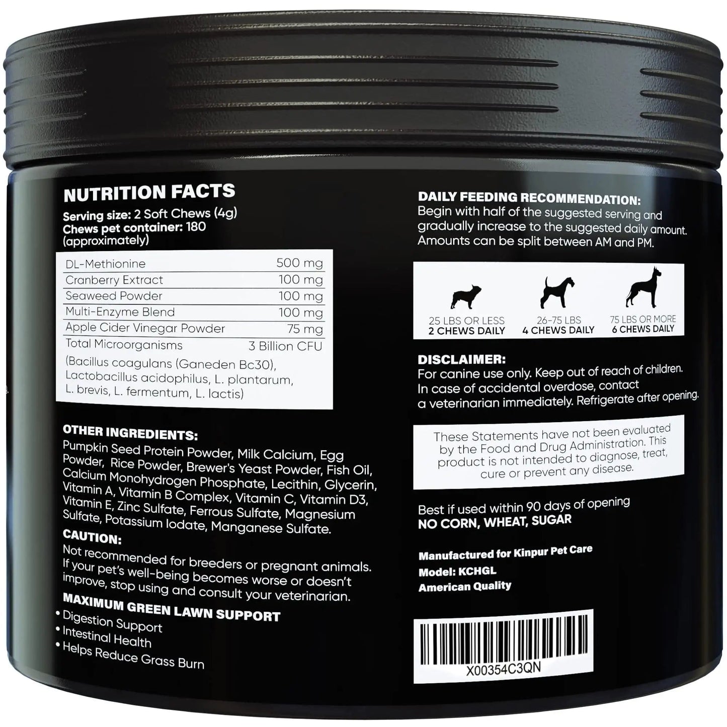 Green Lawn Chews for Dogs   Cranberry ACV Digestive Enzymes   Natural Dog Urine Best YouTube Store