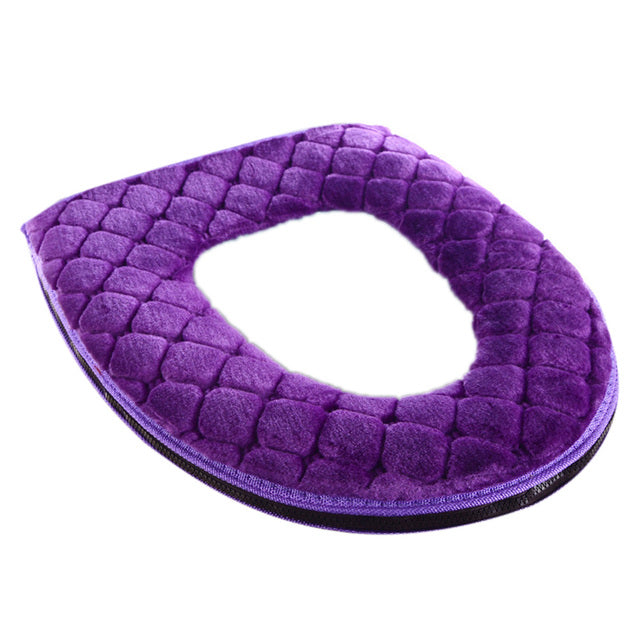Plush Washable O-Shape Toilet Seat Cover Best YouTube Store