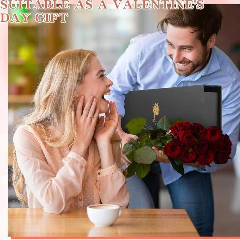 I Love You Eternal Rose Gift Box LOVE Mothers Day Gift CJD