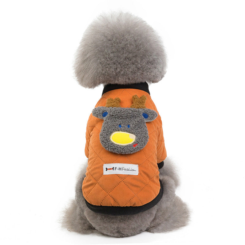 Cute Winter Padded Jacket for Dogs Pi-Mart