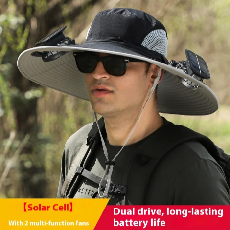 Solar Fan Sunshade Hat Best YouTube Store