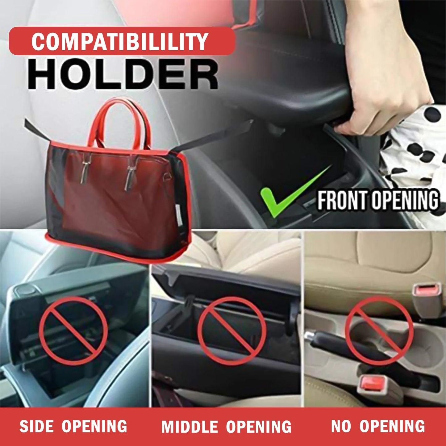 Car Seat Side Storage Mesh Net Bag