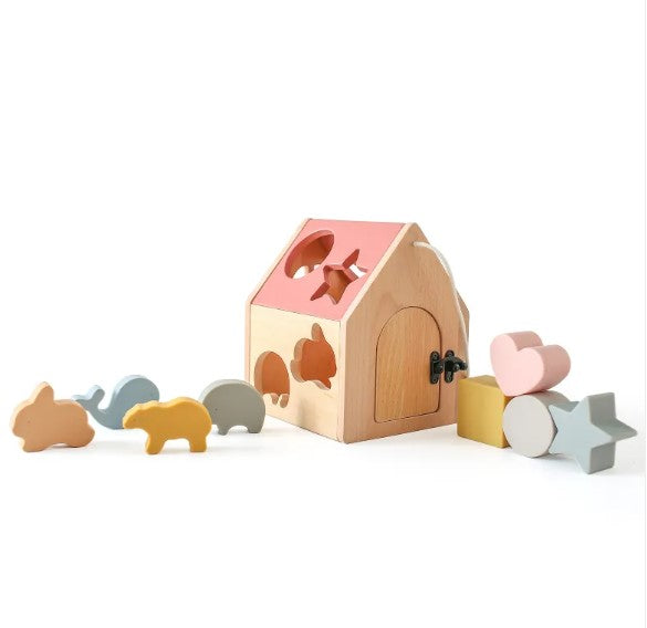 Montessori Wooden 5-in-1 Educational Toy LuxuryLifeWay Online Store