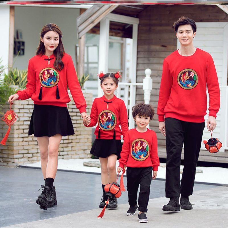 Mother-daughter Father-daughter Autumn Winter Spring Year Rabbit Year Of The Zodiac LadyShow.Store