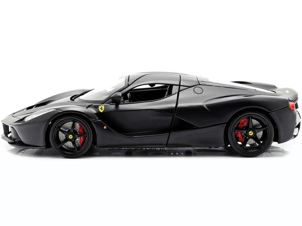 Ferrari LaFerrari F70 Matt Black "Signature Series" 1/18 Diecast Model Car by Bburago Bburago