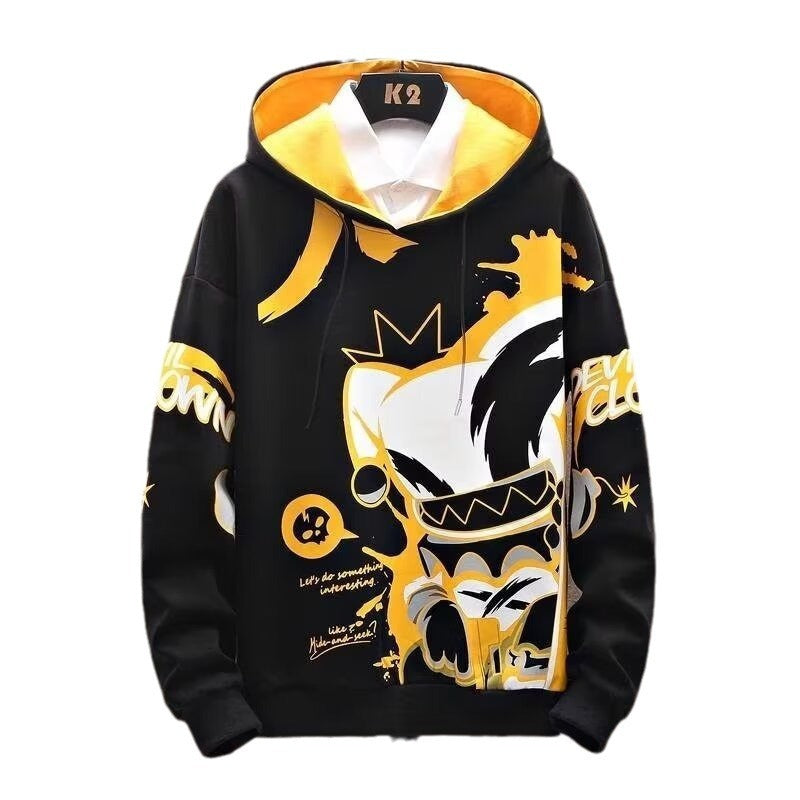Anime Fleece-lined Thickened Hooded Sweatshirt Best YouTube Store