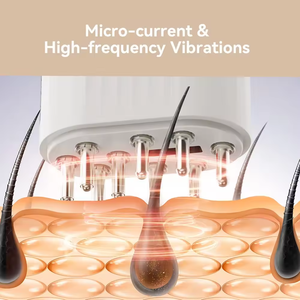 Electric Oil Applicator and Vibration Scalp Massager 2 in 1. LuxuryLifeWay Online Store