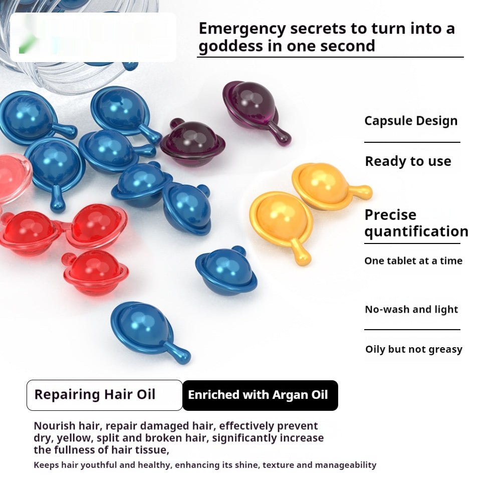 Vitamin Nuts Oil Care Improve Frizzy Hair Moisturizing Soft And Tough Hair Care LadyShow.Store