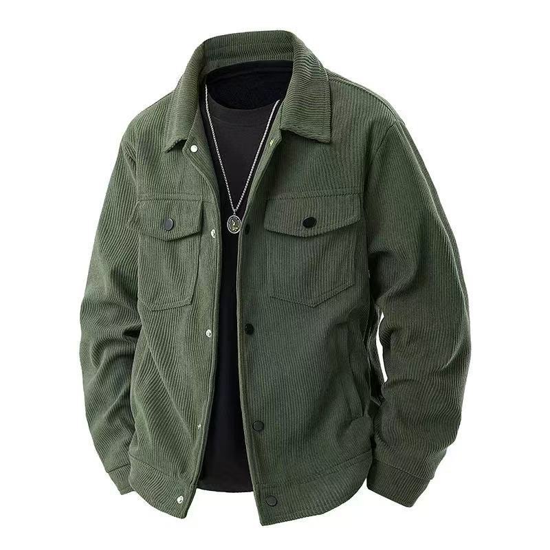 Retro Casual Loose Men's Lapel Work Jacket Best YouTube Store