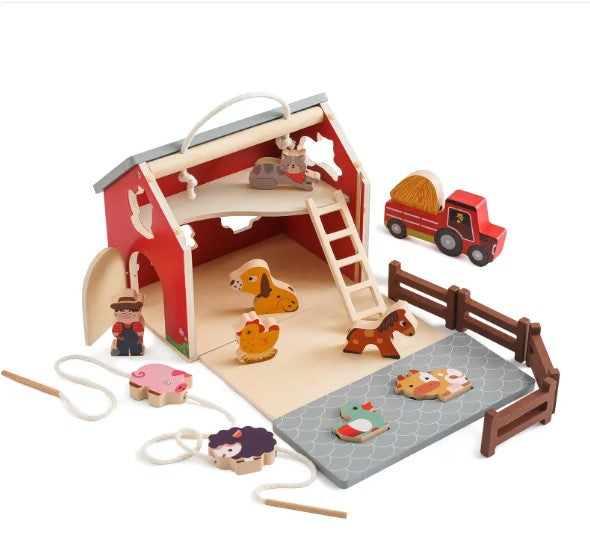 Montessori Wooden 5-in-1 Educational Toy LuxuryLifeWay Online Store