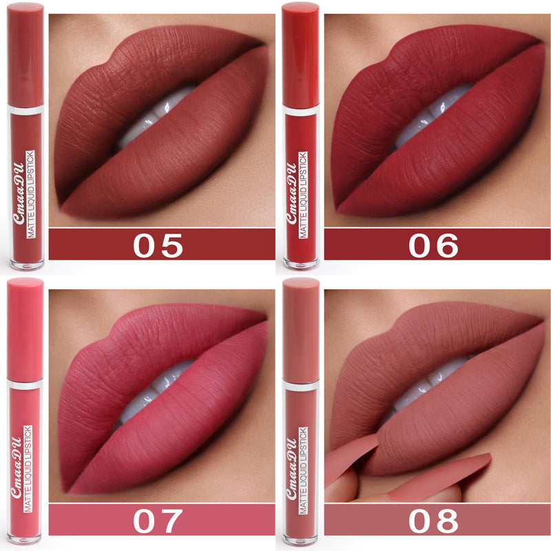 Women's Non-stick Cup Waterproof Matte Lipstick LadyShow.Store