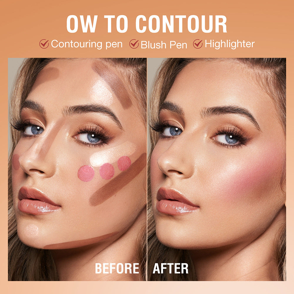 Air Cushion Repair Blush Highlight Combination Multi-color Makeup CJD